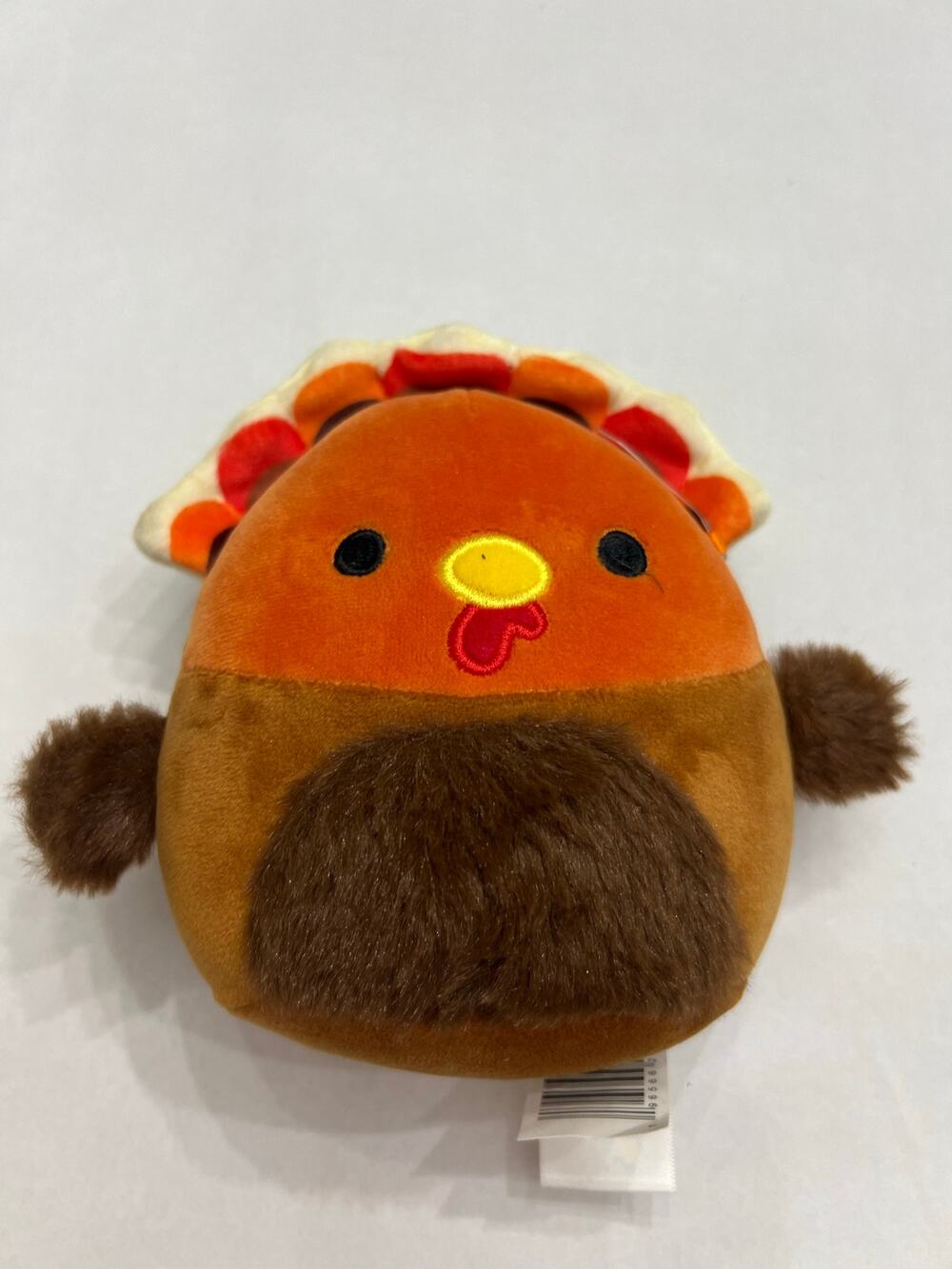 Original Squishmallows Thanksgiving Turkey Plush – Brown & Orange